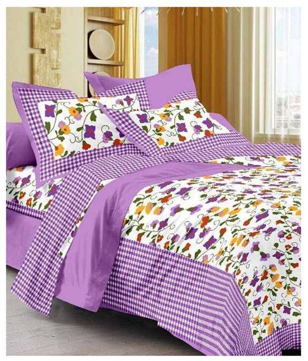 90*100 Inches Jaipuri Cotton Double Bedsheet with 2 pillow covers uploaded by Kismat Collection  on 3/11/2021