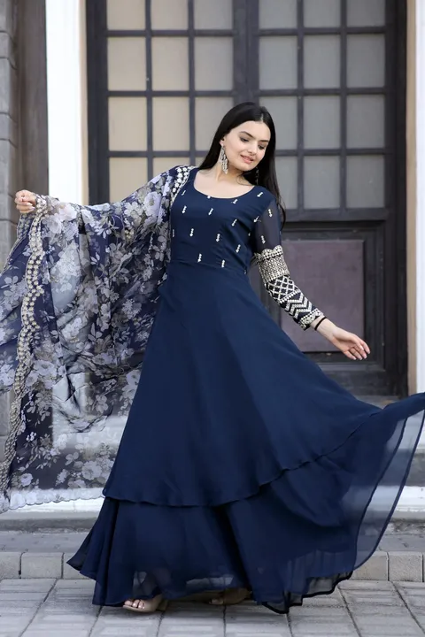 READYMADE GOWN-DUPATTA COLLECTIONS uploaded by business on 5/29/2023