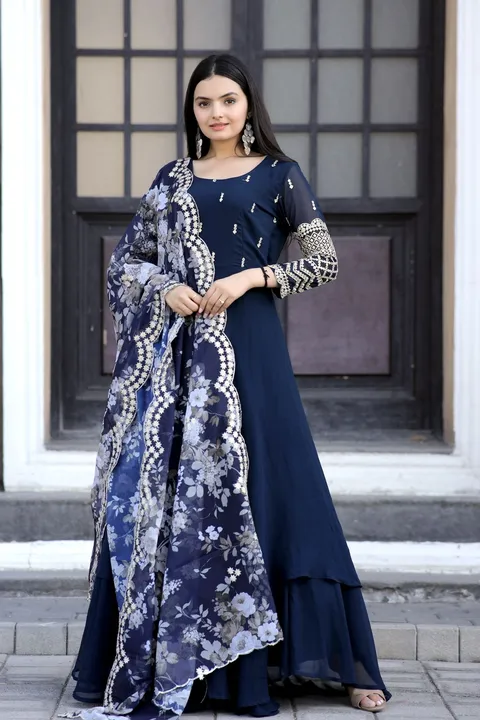 READYMADE GOWN-DUPATTA COLLECTIONS uploaded by Sharma studio on 5/29/2023