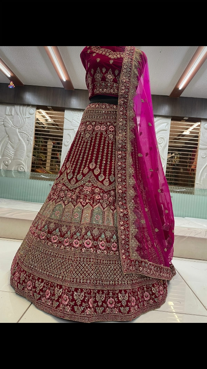 Special bridal lehenga  uploaded by Ramashama clothing and jewellery on 5/29/2023