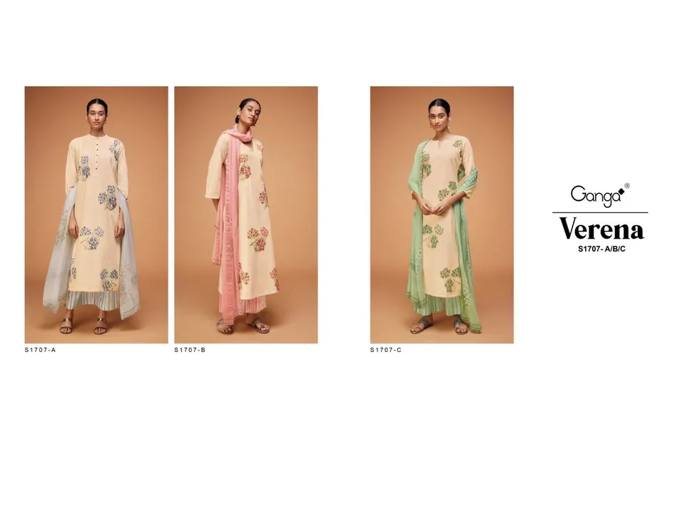 Ganga Verena 1707 uploaded by Vishwam fabrics pvt ltd  on 5/29/2023