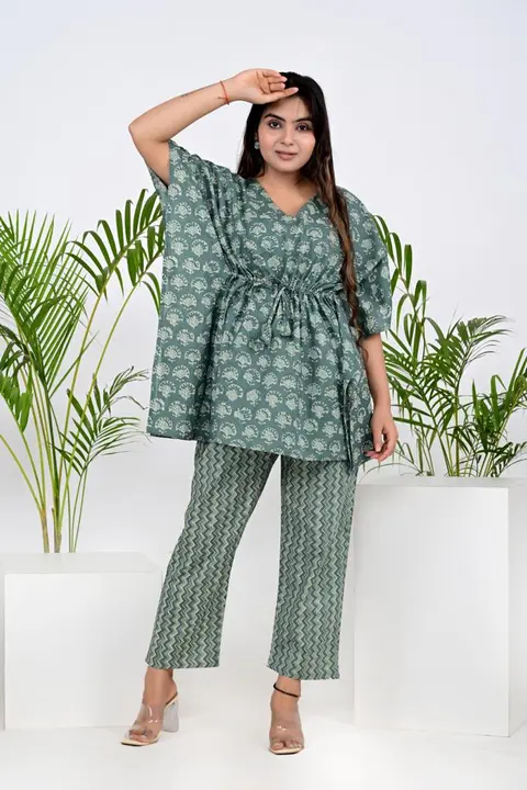 Kaftan with pant set  uploaded by Aleexa Outlet on 5/29/2023