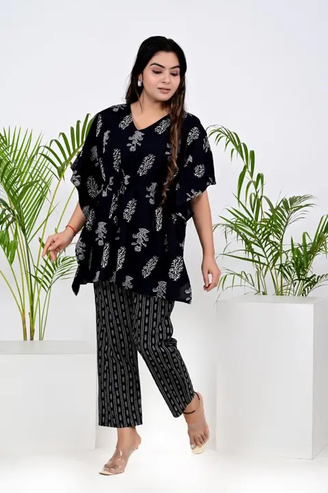 Kaftan with pant set  uploaded by business on 5/29/2023