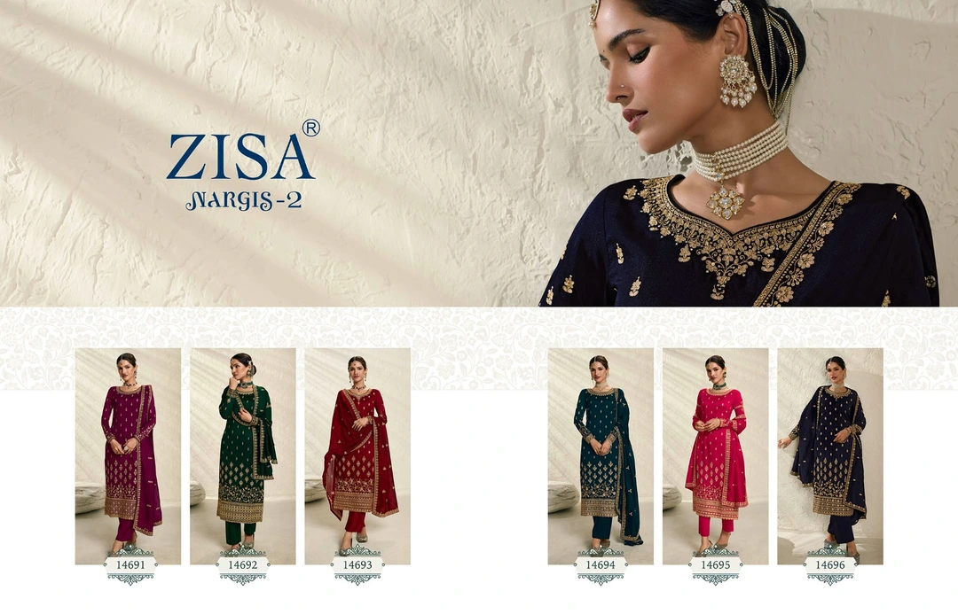 Zisa Nargis 2  uploaded by Vishwam fabrics pvt ltd  on 5/29/2023