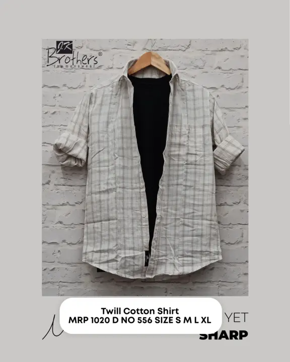 Men's Cotton Checks Shrit  uploaded by Jk Brothers Shirt Manufacturer  on 5/29/2023