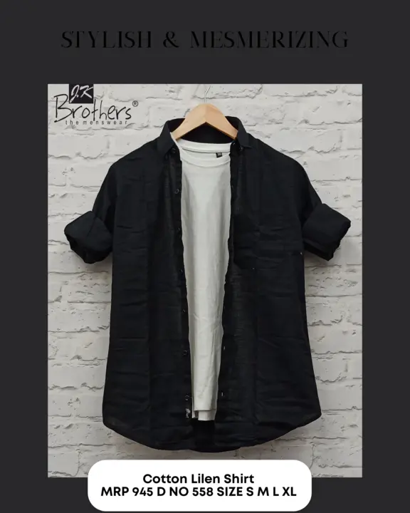 Men's Cotton Lilen Shirt  uploaded by Jk Brothers Shirt Manufacturer  on 5/29/2023
