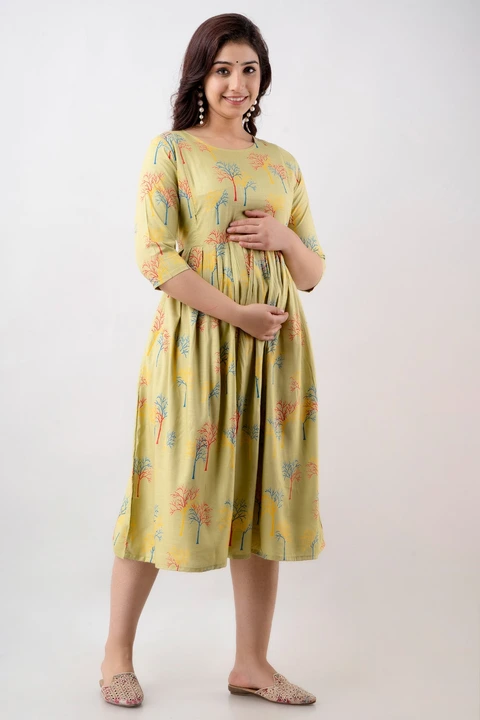 Maya Maternity gown uploaded by Maya fabricatation on 5/29/2023