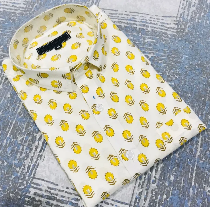 Sanganeri Printed Full Sleeves Shirts / Cod Available / / Starting Price uploaded by Hindustan Trading Company on 5/29/2023