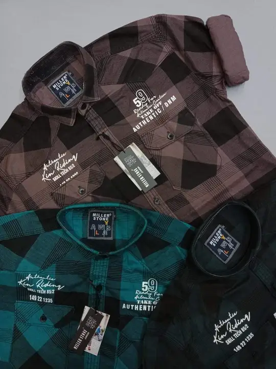 Checks Shirt  uploaded by Bharat Traders on 5/29/2023