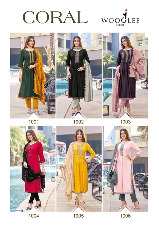 Post image SINGLE AVAILABLE 

*ZARQASH READYMADE Collection*

*D.no :- Z 134*

 *Designer stylish Tunic Heavy Embroidery &amp; Stylish Pattern In Sleeve With Attractive Neck &amp; fancy Pant*

*Fabric Details*

*Top :- Fox Georgette* 

*Pant :- HAVY LYCRA REYON Strachble*

*Inner :-  HEVE SNTOON INNER*

*Duppta :-   Fox Georgette embroidery*
     
*4 COLOURS* 
                  
*Size Chart* 

Top size chest :-
*XL.  (42)*
*XXL. (44)*

 Bottom SIZE :- 
*XL.   (38 - 42)* 
*XXL  (38 - 44)*