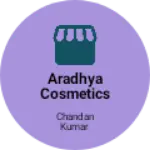 Business logo of Aradhya Cosmetics and shoes center