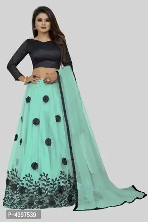 Post image Ribbon Embroidered Semi Stitched Lehenga Choli  (Sky)
Rs 920

 Color:  Turquoise

 Fabric:  Net

 Type:  Semi Stitched

 Style:  Embroidered

Waist: 42.0 - 42.0 (in inches)

Bust: 42.0 - 42.0 (in inches)

Within 6-8 business days However, to find out an actual date of delivery, please enter your pin code.

Fabric:-Lahegha-Net,Blouse-Brocket ,Dupatta-Net Embroidery:-Flower Work Pattern:-Lahengha-Embroidered ,Blouse-Plain,Dupatta-Lace Embroidery Method:-Machine Occasion:-Wedding &amp; Festive, Party &amp; Festive, Casual Lahengha Length:- 42 inch Free Size Dupatta Length:- 2 m Blouse Piece Length:-0.8 m Blouse Piece:-Unstitched Fabric Care:-Dry Clean Only Pack of:-1 Lahengha Size:-Free 42 Inch Weight:-0.3 kg DISCLAIMER :-Product color may slightly vary due to photographic lighting sources or your monitor settings.