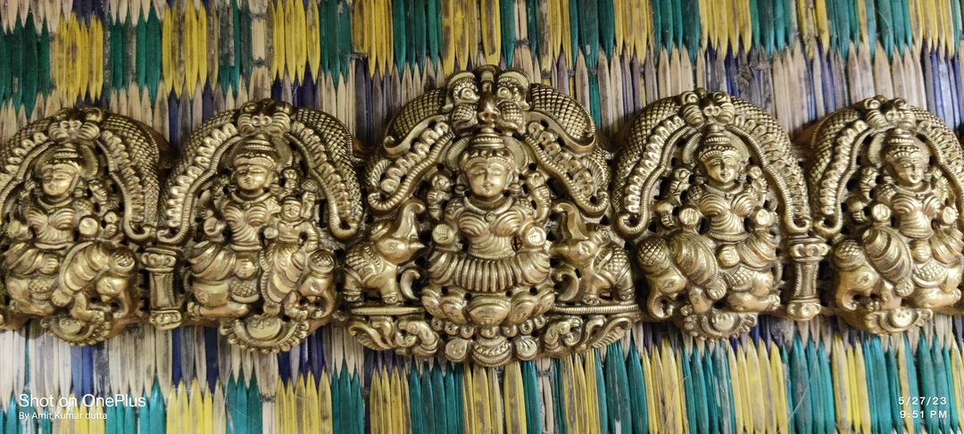 Gold Temple jewellery uploaded by Sri Guru jewellery work on 5/29/2023