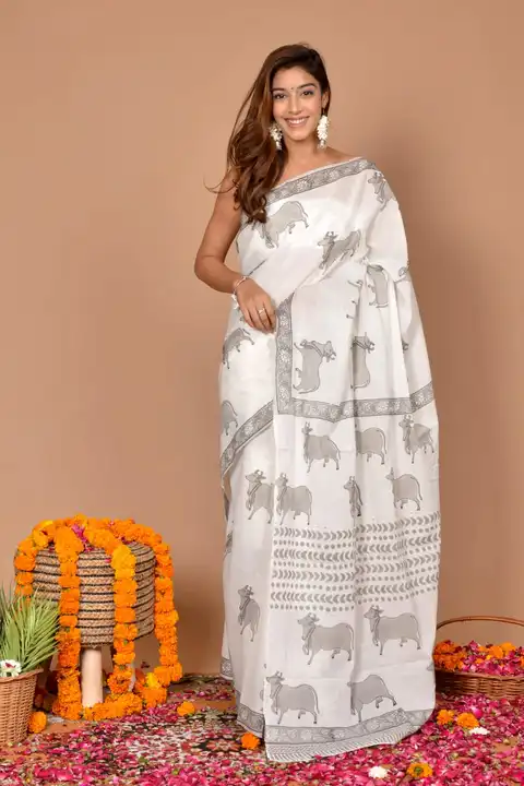 Cotton mulmul saree  uploaded by business on 5/29/2023