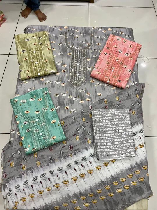 New trending printed suits  uploaded by Kd textile on 5/29/2023