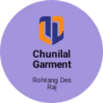 Business logo of Chunilal garment