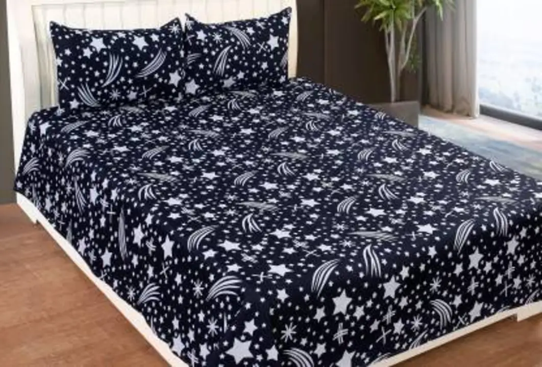 Flat bedsheet with 2 pillow covers  uploaded by Maa jagdamba enterprise on 5/29/2023