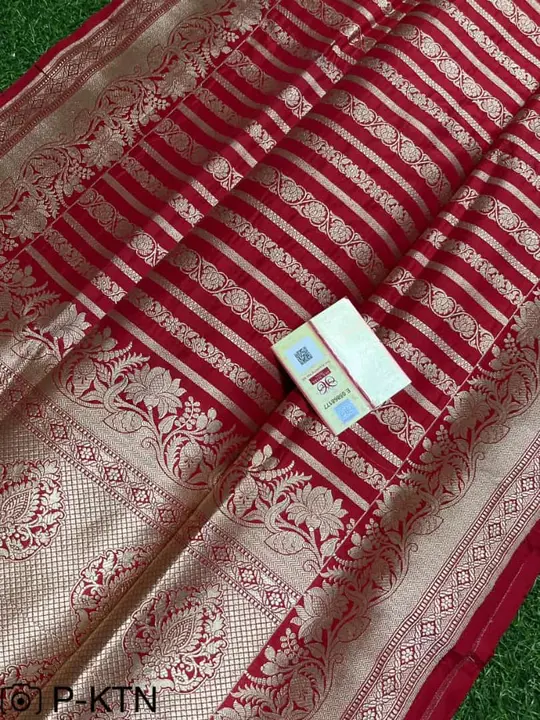 Pure katan Saree with Silkmark Certified  uploaded by M S fabrics on 5/29/2023