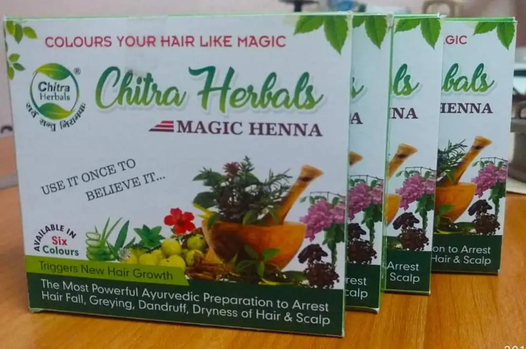 CHITRA HERBALS MAGIC HENNA - NATURAL BLACK  uploaded by Chitra Herbals on 5/29/2023