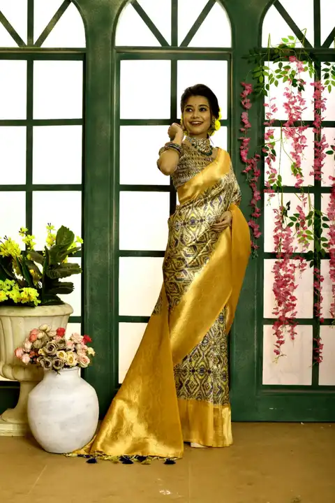 Soft silk saree uploaded by VARDHAK COLLECTION  on 5/29/2023