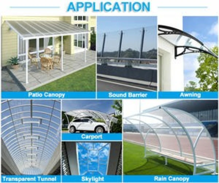 Factory Store Images of Polycarbonate sheet work 