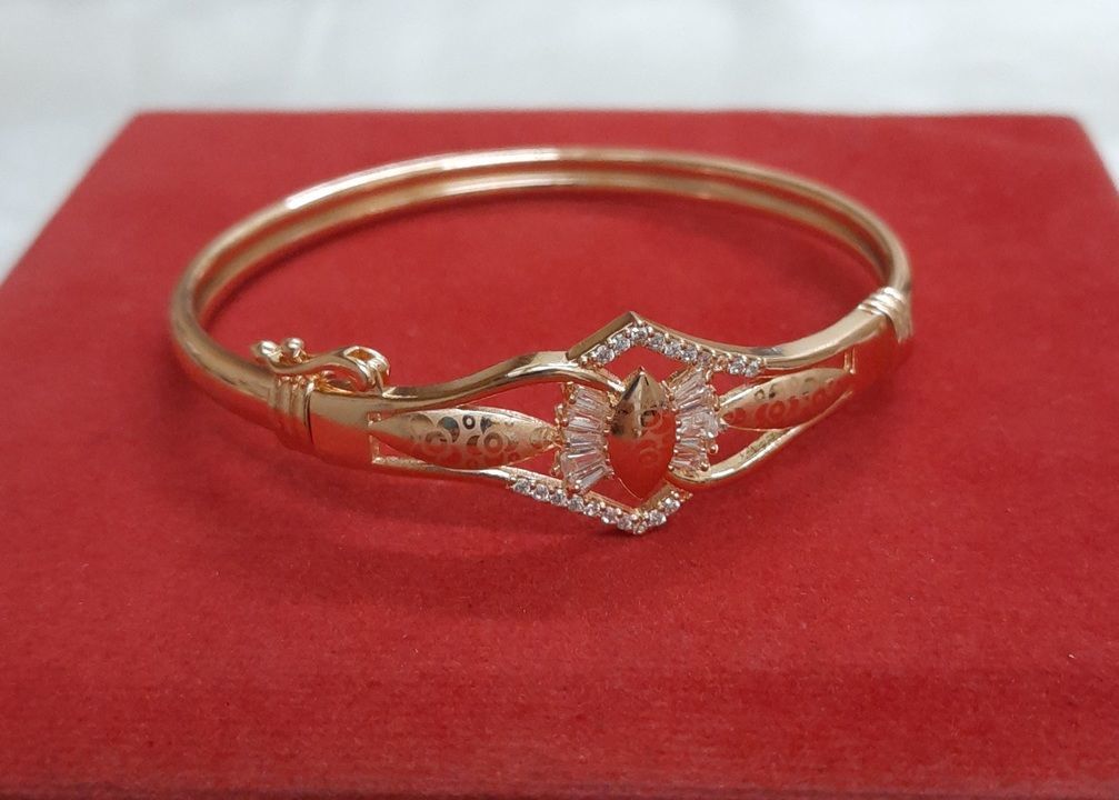 Rose gold plated openable kada uploaded by PADMANABH creation  on 3/12/2021