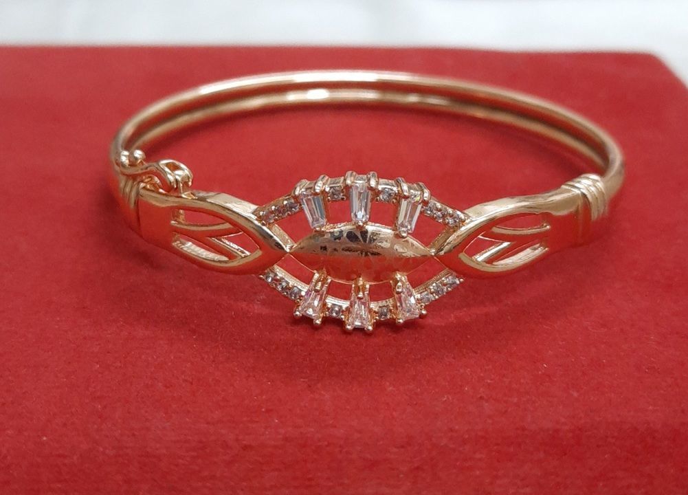 Rose gold plated openable kada uploaded by PADMANABH creation  on 3/12/2021