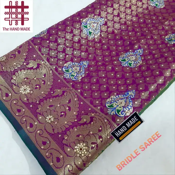 Heavy embroidery and stone work Saree
Length - 6+ meter
Colour - 8 
Set - 8
Price -  uploaded by business on 5/30/2023
