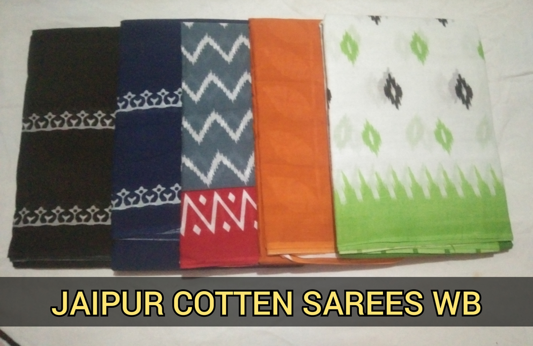 JAIPUR COTTEN MUL MUL SAREE WB uploaded by GOVINDHAM EXPORTS on 5/30/2023
