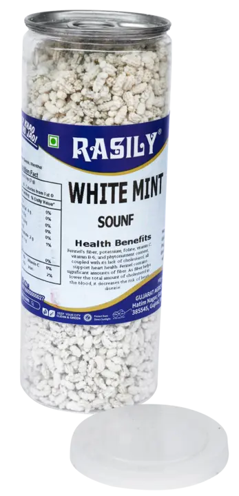 Rasily White Mint saunf Mukhwas Can uploaded by Rasily supari mukhwas & confectione on 5/30/2023