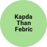 Business logo of Kapda than febric