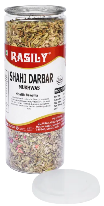 Rasily Shahi Darbar Mukhwas Can uploaded by Rasily supari mukhwas & confectione on 5/30/2023