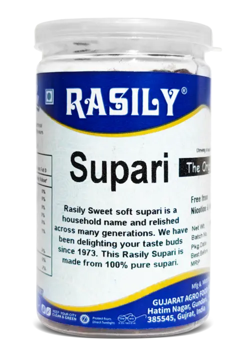 Rasily Sweet Soft Supari 100g can uploaded by Rasily supari mukhwas & confectione on 5/30/2023