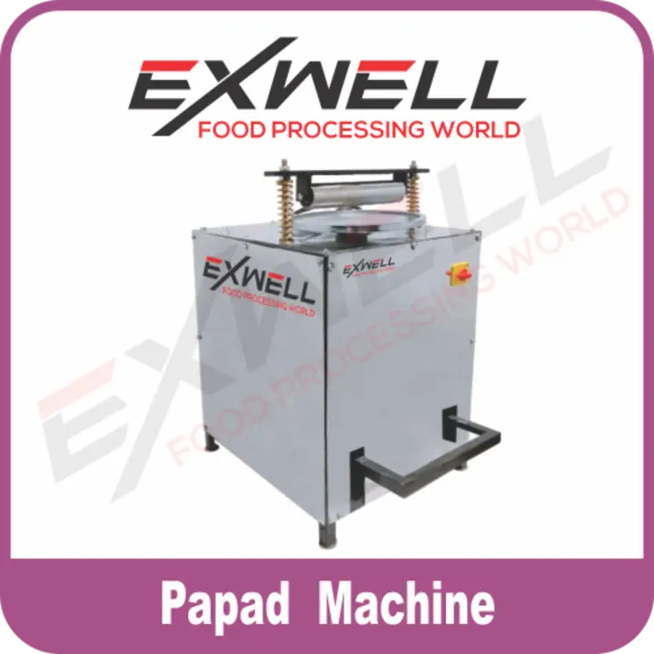Papad meking machine  uploaded by Exwell food processing world on 5/30/2023