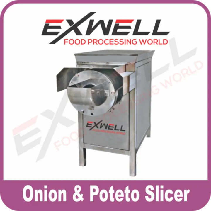 Onion slicer machine uploaded by Exwell food processing world on 5/30/2023