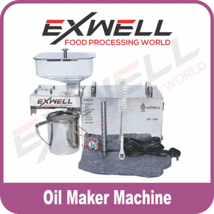 Oil maker machine 400watts  uploaded by Exwell food processing world on 5/30/2023