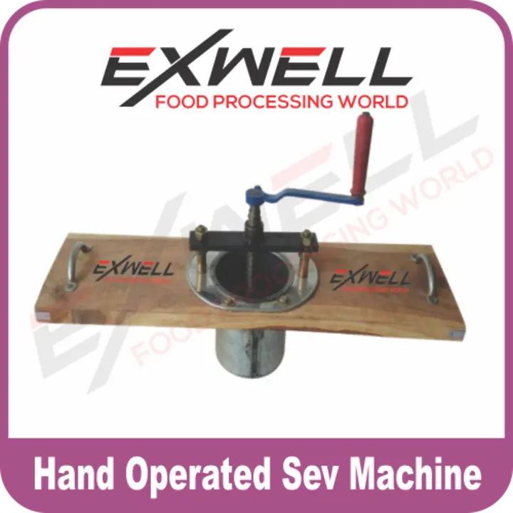 Hand opret sev gathiya machine uploaded by Exwell food processing world on 5/30/2023