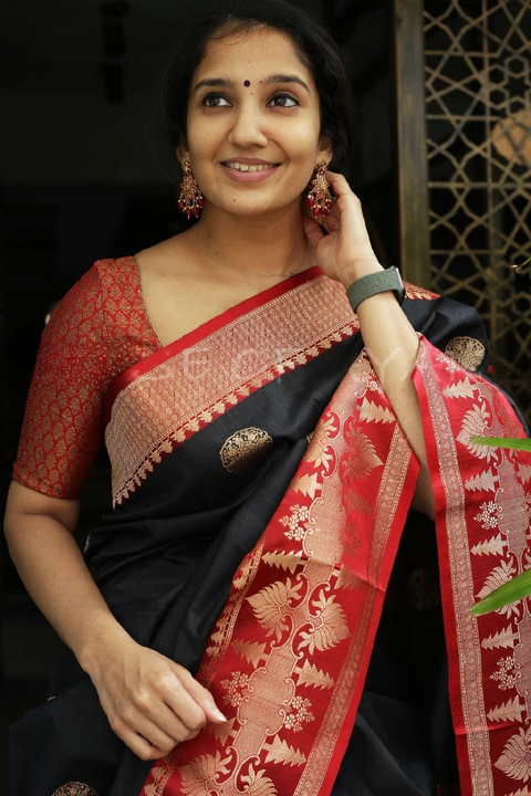 RIch pallu With Allover Butti Design saree uploaded by DHANANJAY CREATION  on 5/30/2023