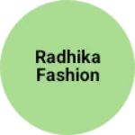 Business logo of Radhika fashion
