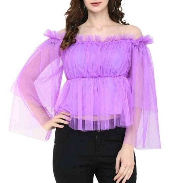 Post image Women's Net Tops

Fabric: Net
Sleeve Length: Three-Quarter Sleeves
Pattern: Solid
Multipack: 1
Sizes:
S, XL, L, M