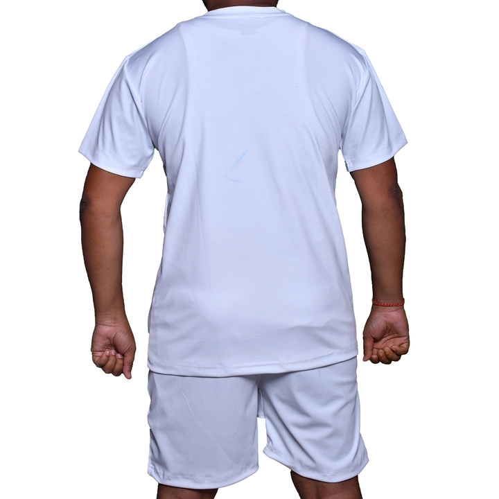 Trendy Premium white 🤍 lycra tracksuit for men's  uploaded by YUROFO ENTERPRISES on 5/30/2023