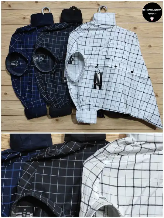 Checks and lining shirt  uploaded by Cotton X - Made in India  on 5/30/2023
