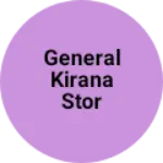 Business logo of General kirana stor