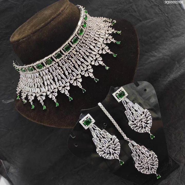 Post image Hi 
Anar Family
 
Kindly check our latest collection.

American Diamond Premium Necklace.