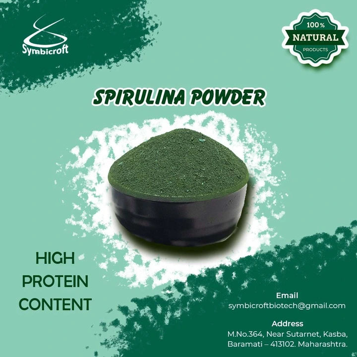Spirulina Powder 1kg uploaded by Symbicroft Biotech Pvt.Ltd on 5/30/2023