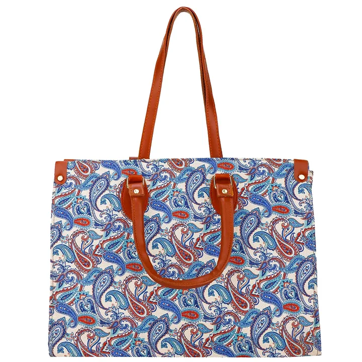 Botenical Square 3 Partition Tote Bag uploaded by business on 5/30/2023