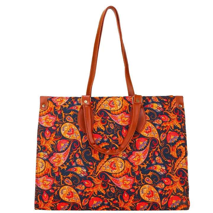 Botenical Square 3 Partition Tote Bag uploaded by business on 5/30/2023
