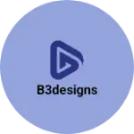 Business logo of B3designs