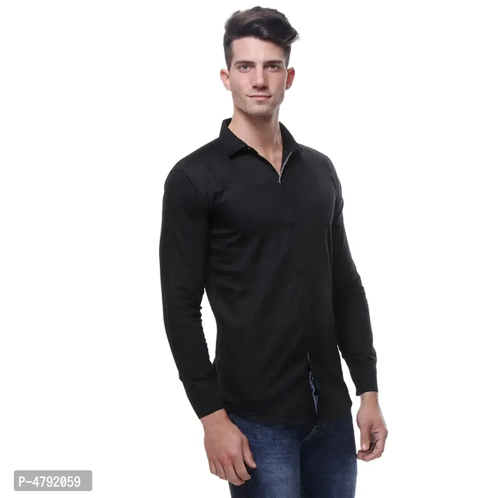 Men's Regular Fit Cotton Solid Casual Shirts uploaded by Raj Garments on 5/28/2024