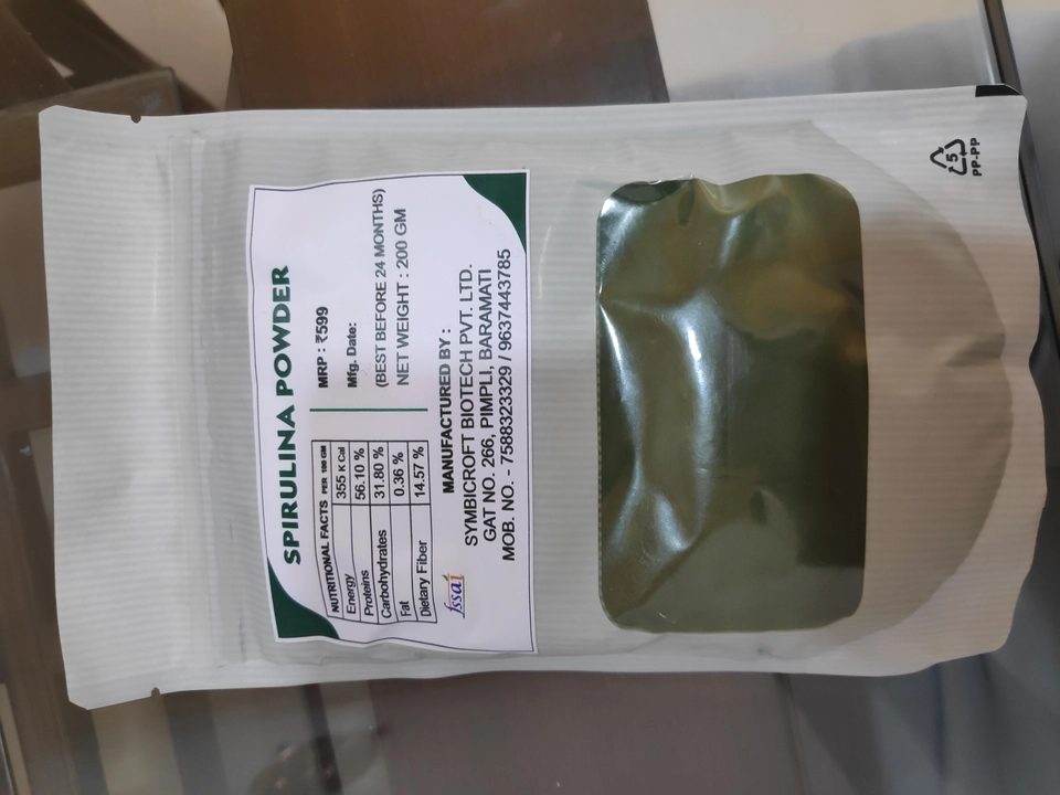 Spirulina Powder (200 gm) uploaded by Symbicroft Biotech Pvt.Ltd on 5/30/2023